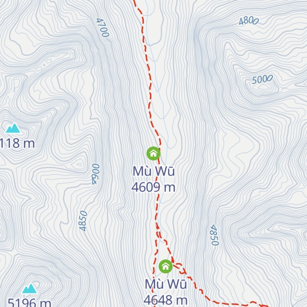 Map of Mù Wū