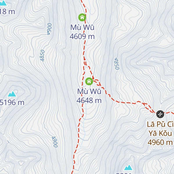 Map of Mù Wū