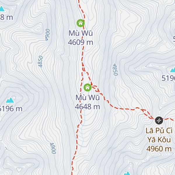 Map of Mù Wū