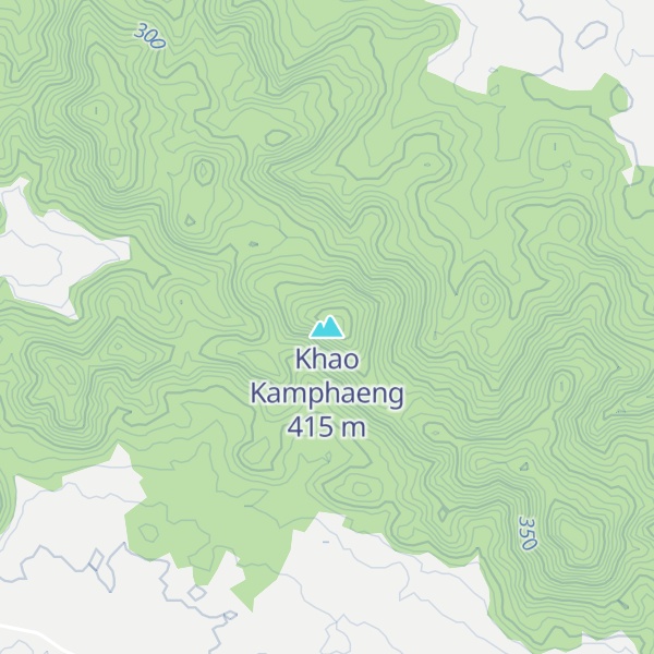 Map of Khao Kamphaeng