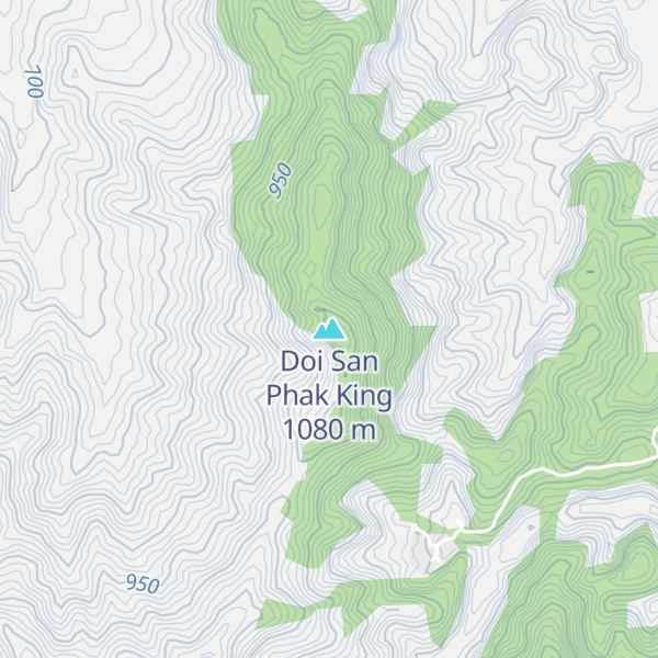 Map of Doi San Phak King