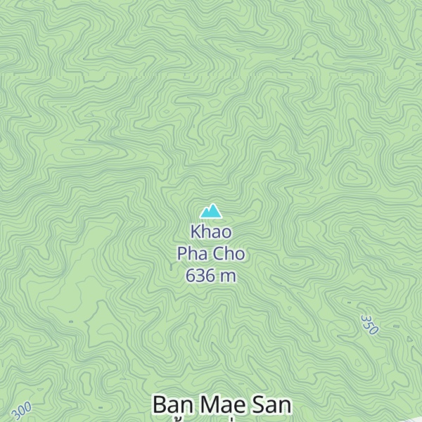 Map of Khao Pha Cho