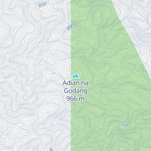 Map of Adian na Godang