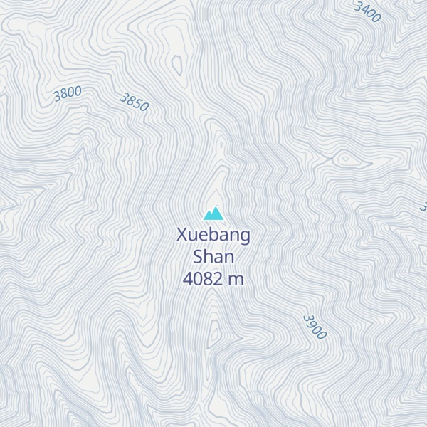 Map of Xuebang Shan