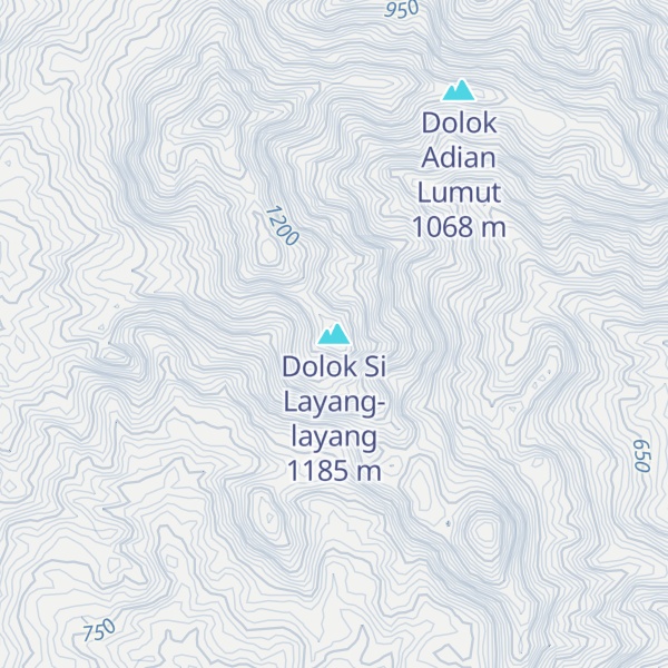 Map of Dolok Si Layang-layang