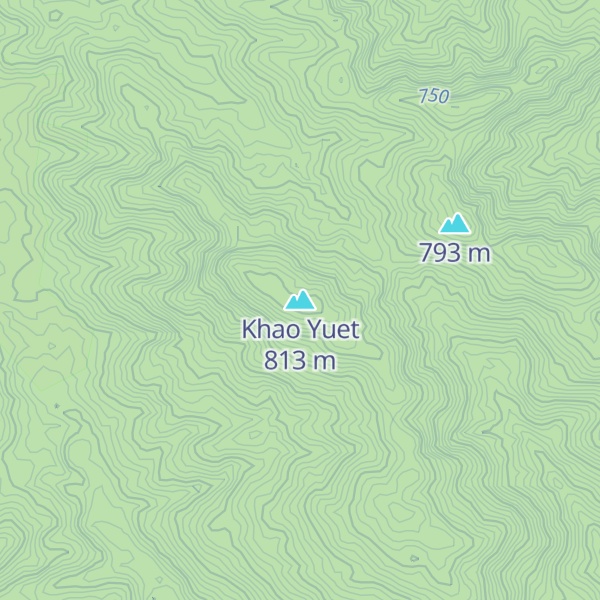 Map of Khao Yuet