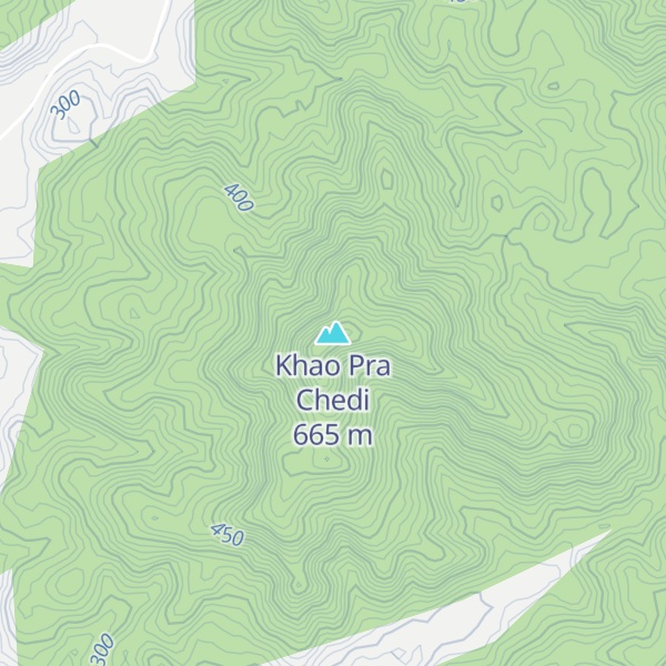 Map of Khao Pra Chedi
