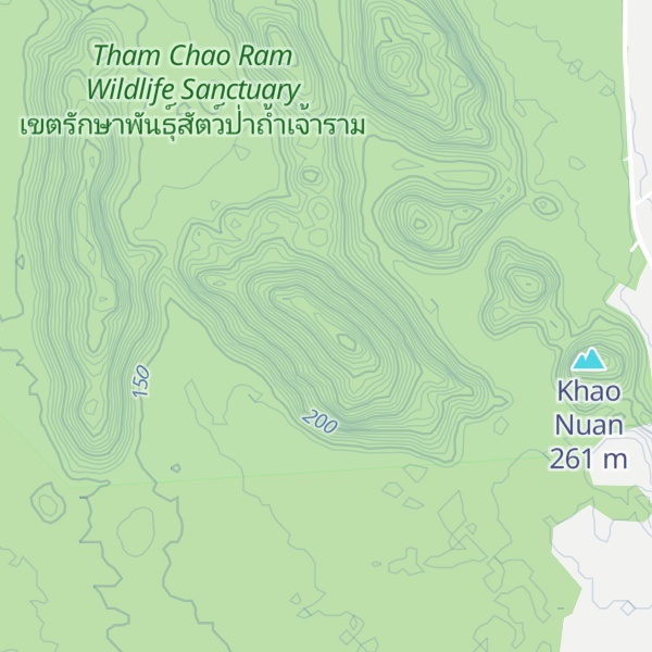 Map of Khao Mahat Thai