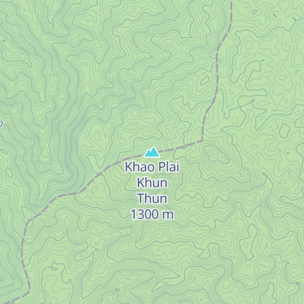 Map of Khao Plai Khun Thun