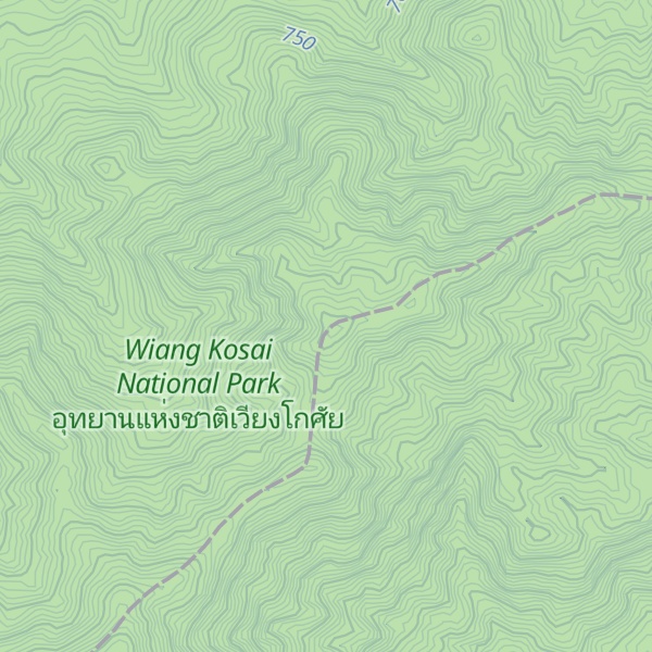 Map of Doi Mon Kha Sao