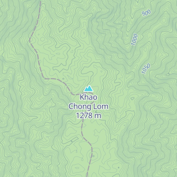 Map of Khao Chong Lom