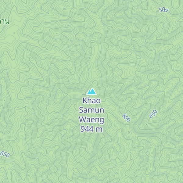 Map of Khao Samun Waeng