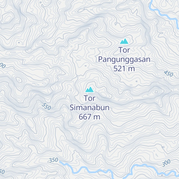 Map of Tor Simanabun