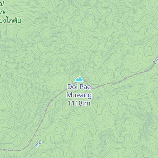 Map of Doi Pae Mueang