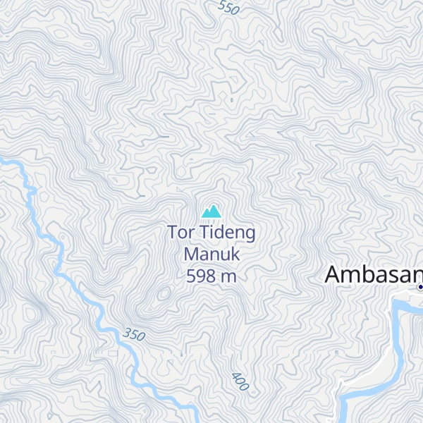 Map of Tor Tideng Manuk