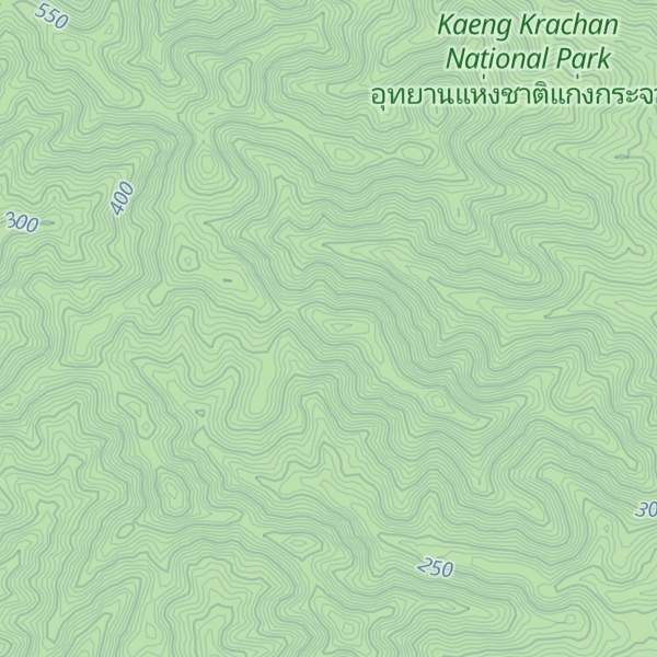 Map of Khao Phu Khem