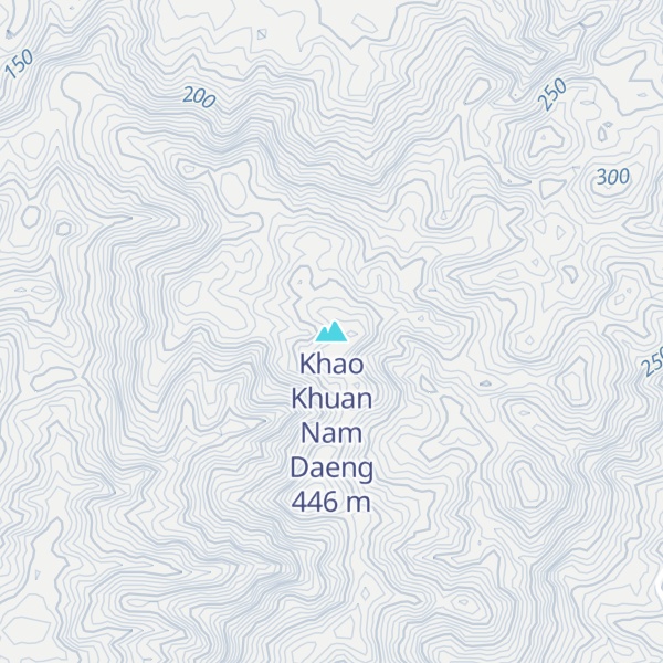 Map of Khao Khuan Nam Daeng