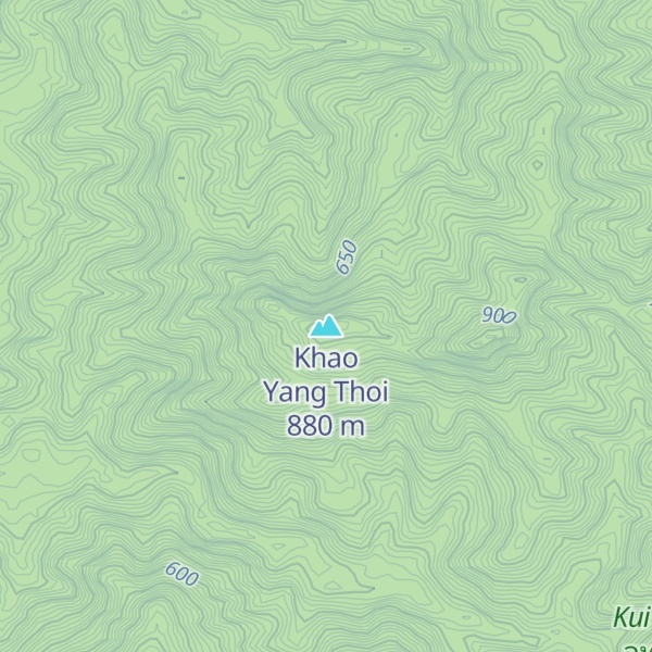 Map of Khao Yang Thoi