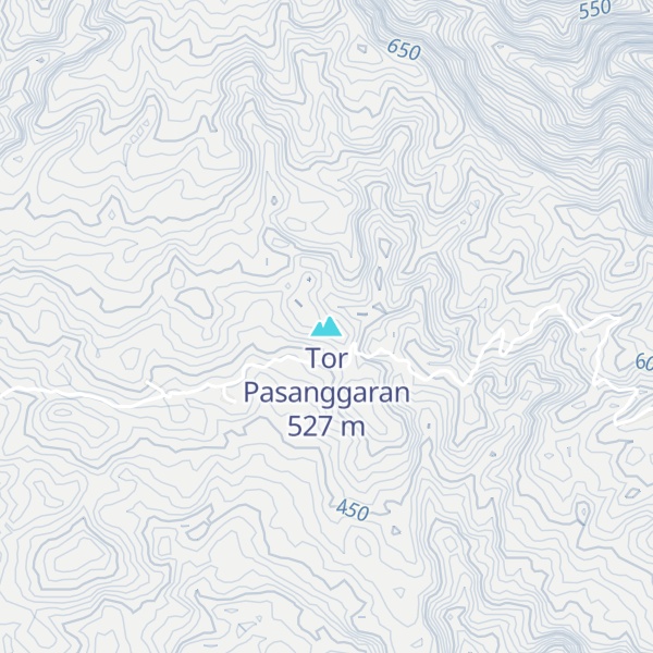 Map of Tor Pasanggaran