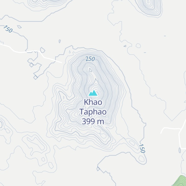 Map of Khao Taphao