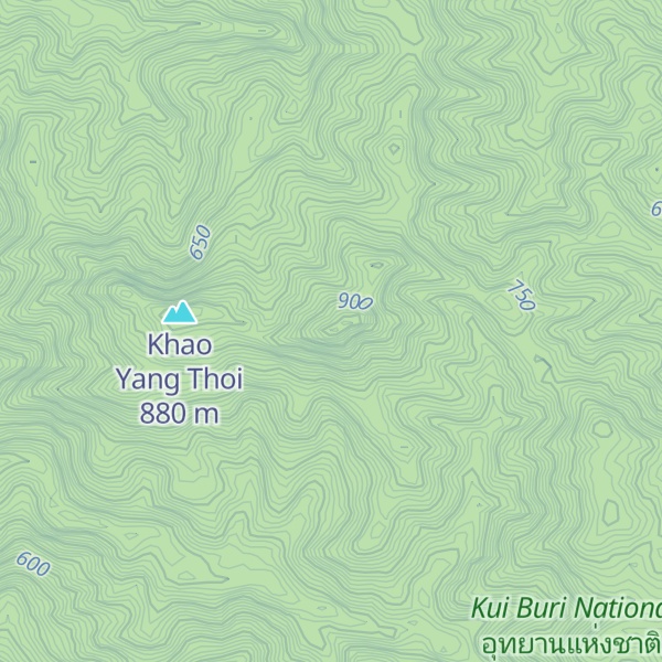 Map of Khao Thewada