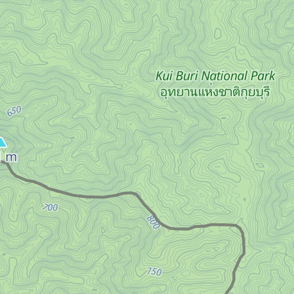 Map of Kyauk pya Taung