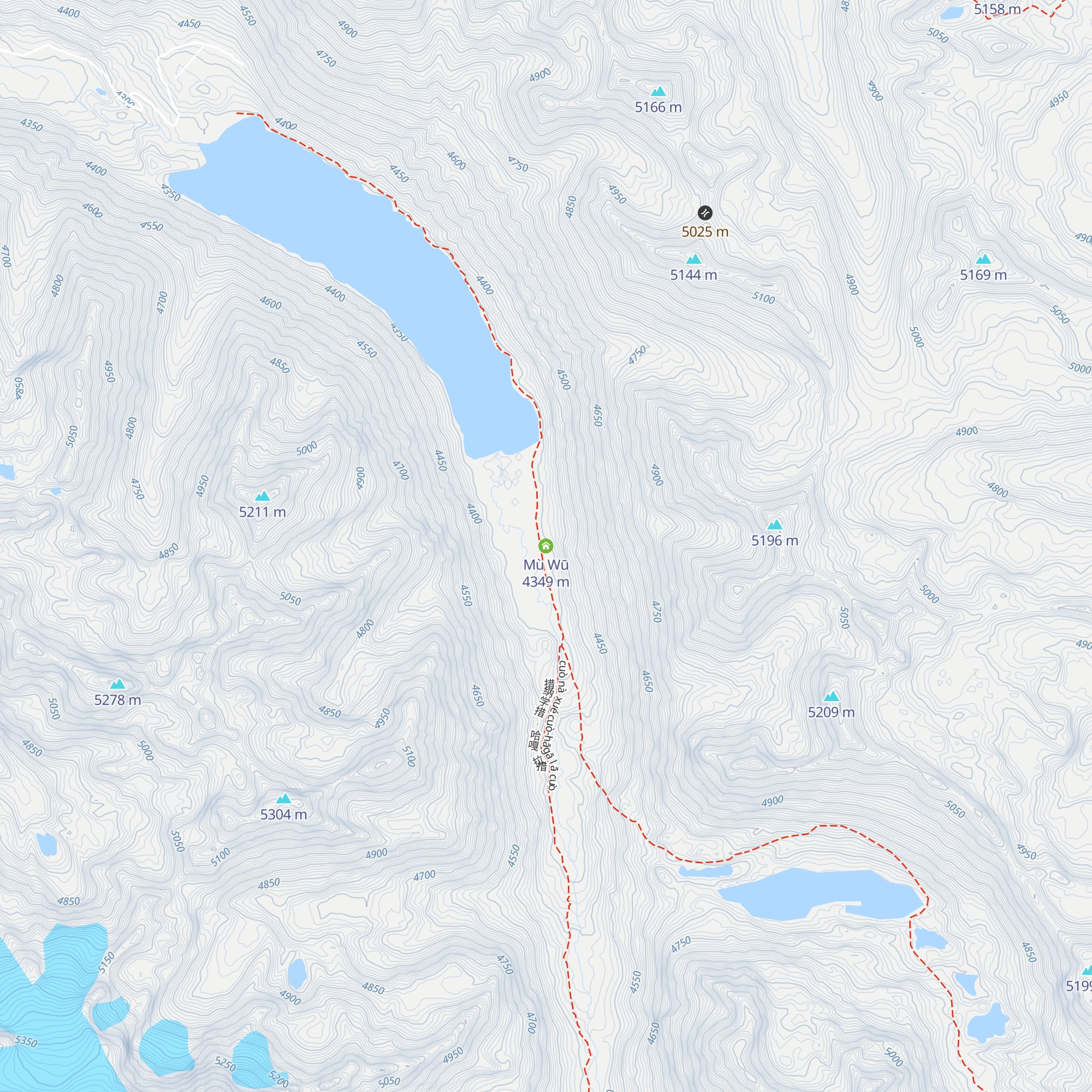 Mù Wū map