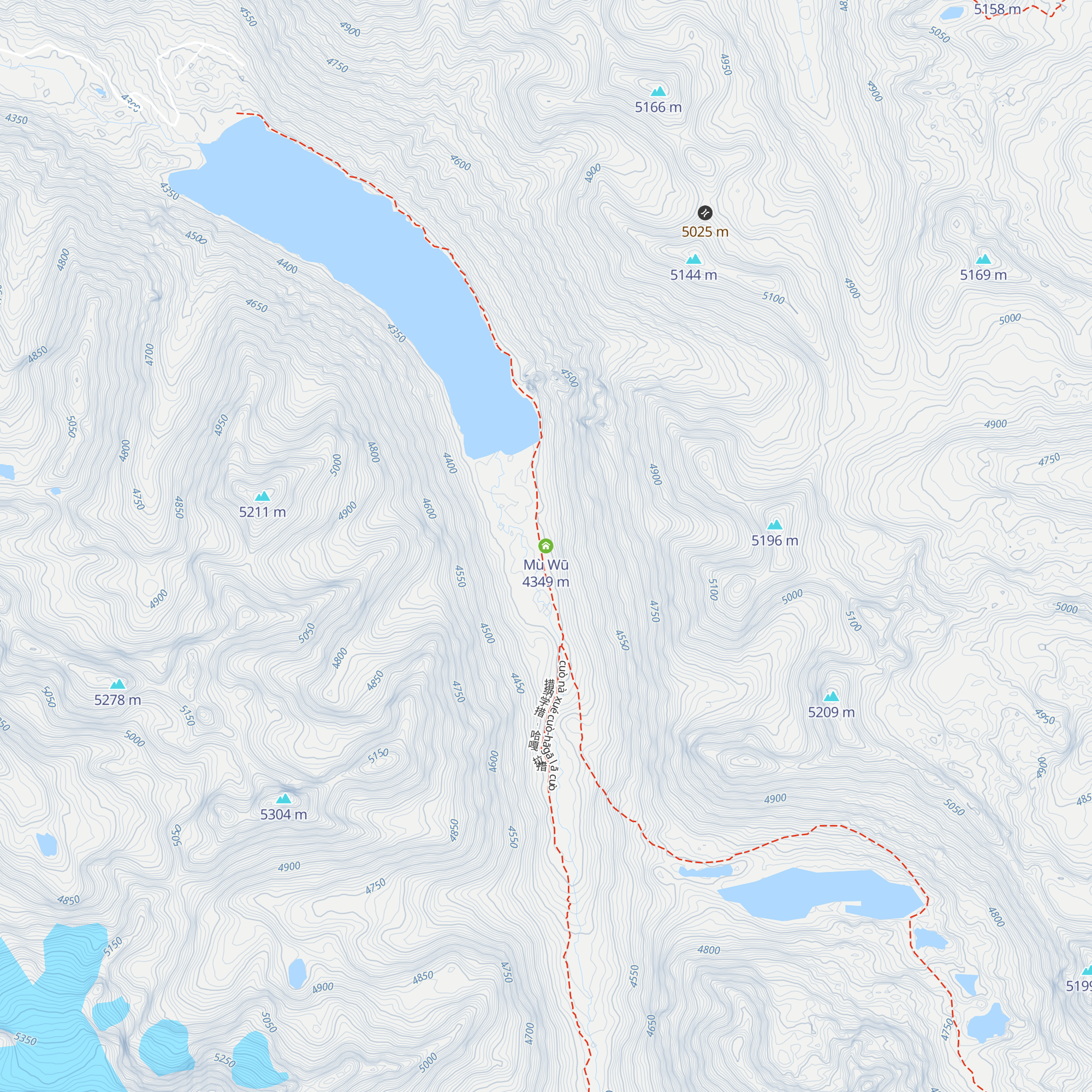 Mù Wū map