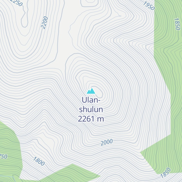 Map of Ulan-shulun