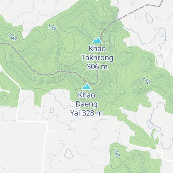 Map of Khao Daeng Yai