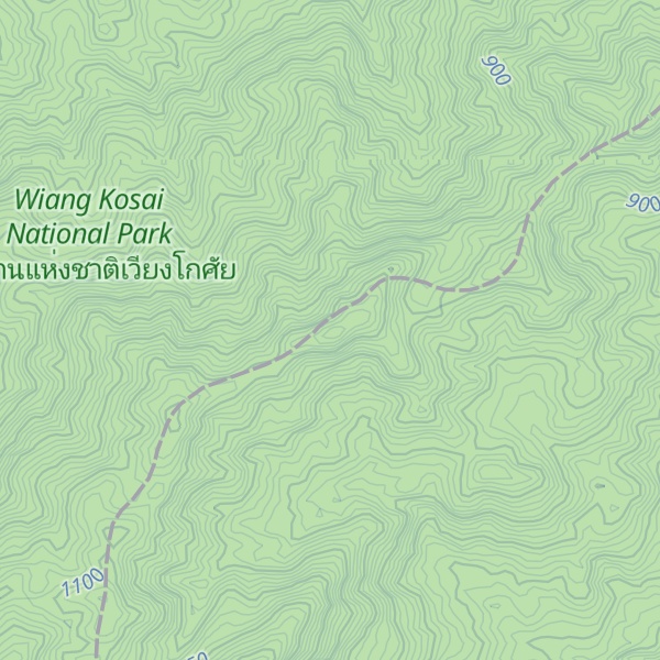 Map of Doi Mae Koeng