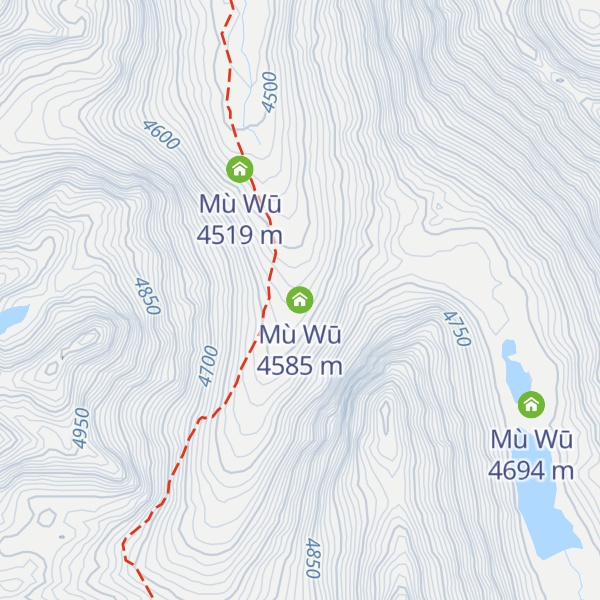 Map of Mù Wū