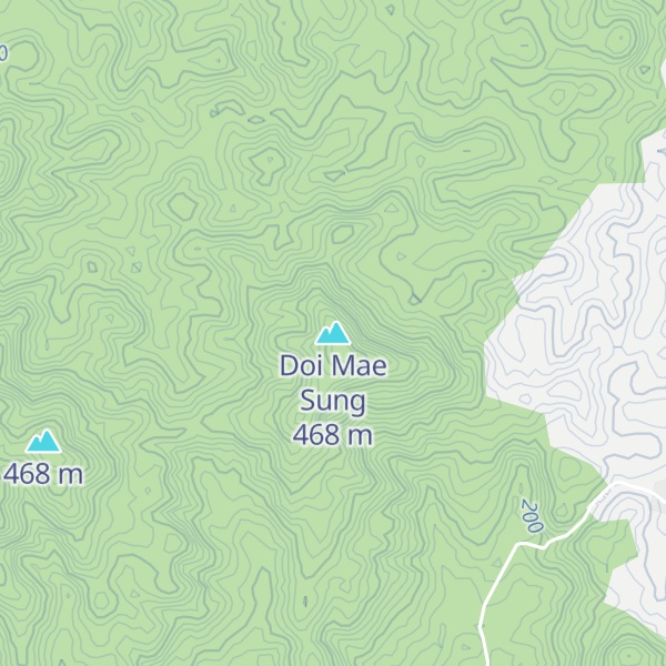 Map of Doi Mae Sung