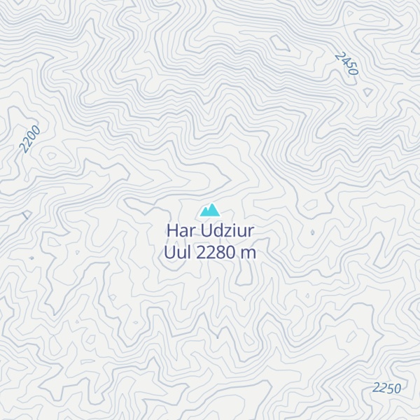 Map of Har Udziur Uul