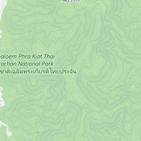 Map of Khao Hin Laep