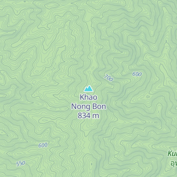 Map of Khao Nong Bon