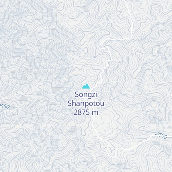 Map of Songzi Shanpotou