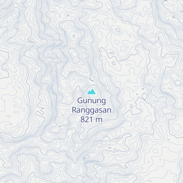 Map of Gunung Ranggasan