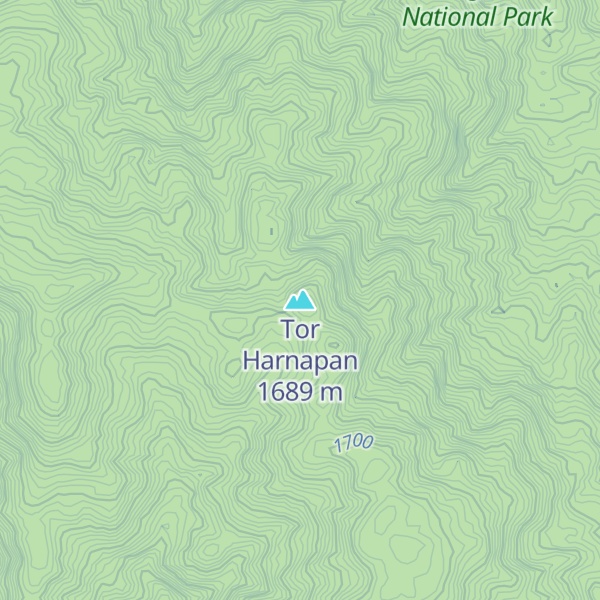 Map of Tor Harnapan