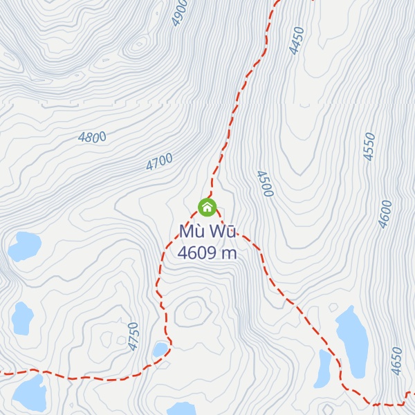 Map of Mù Wū