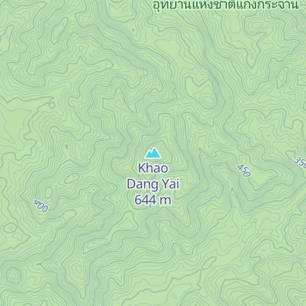 Map of Khao Dang Yai