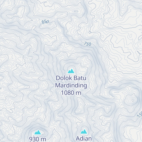 Map of Dolok Batu Mardinding