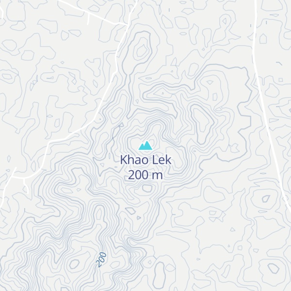 Map of Khao Lek