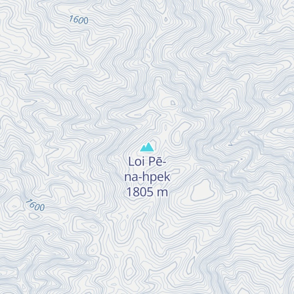 Map of Loi Pē-na-hpek