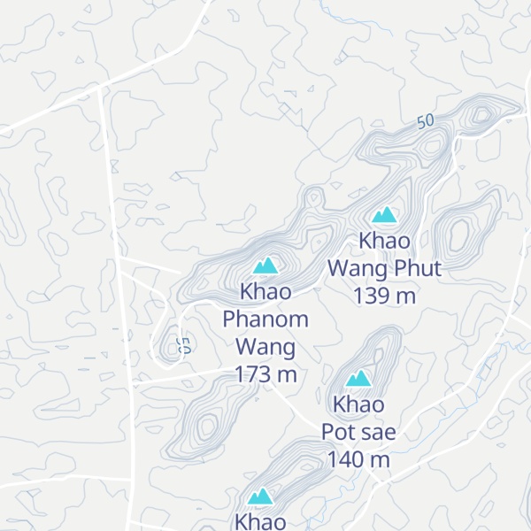 Map of Khao Phanom Wang