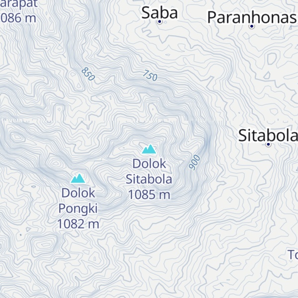 Map of Dolok Sitabola