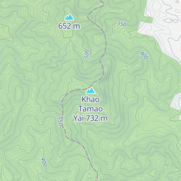 Map of Khao Tamao Yai