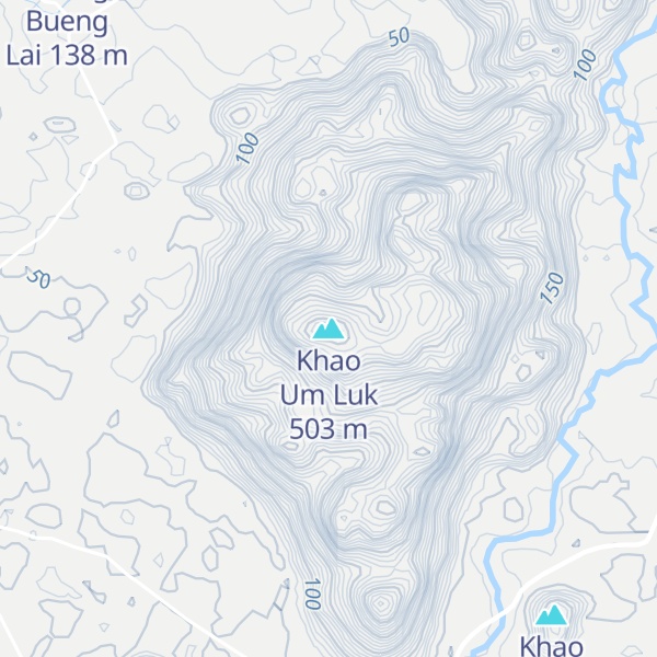 Map of Khao Um Luk