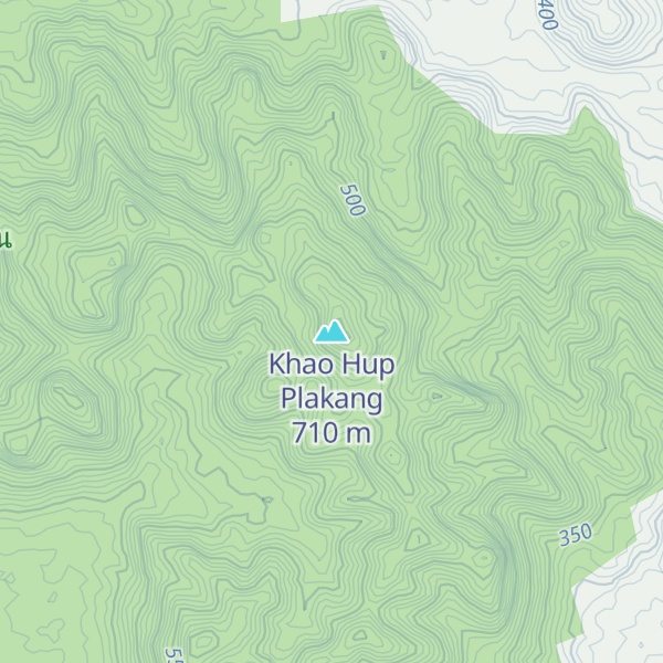 Map of Khao Hup Plakang