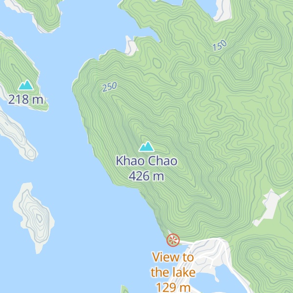 Map of Khao Chao